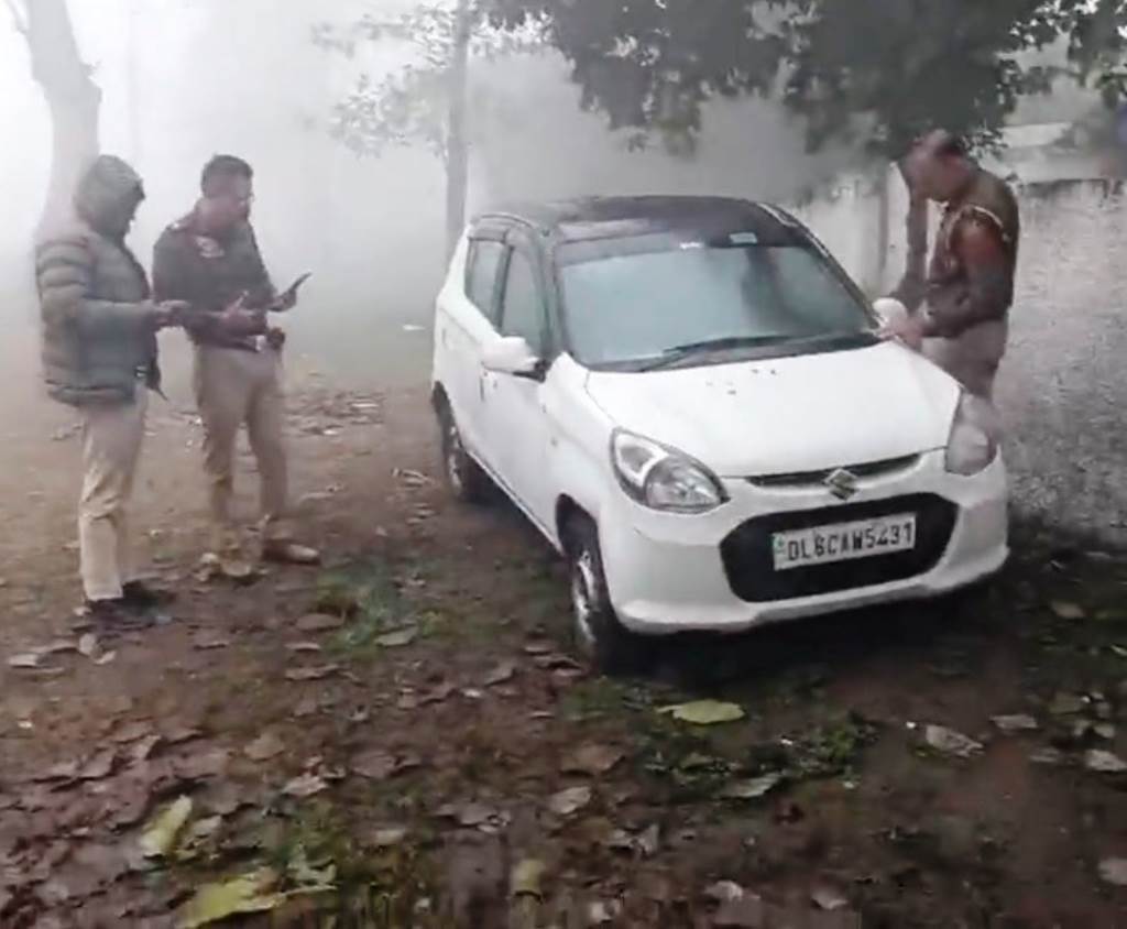 Suspicious Alto car found parked in military area police launch investigation